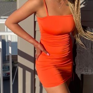 Orange dress